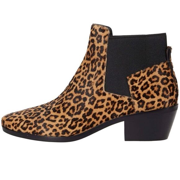 Cole Haan Gia Leopard print calf hair Bootie size 7 1/2B A1 - Picture 4 of 12